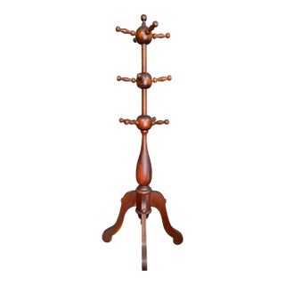 19th Century American Folk Art Hall Tree For Sale