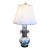 1910s Chinese Export Porcelain Imperial /Iron Red /Famille Rose Vase Table Lamp With Gilded Handles For Sale