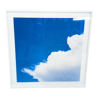 Kimberley Carr Harmon Photography Framed White Clouds Series 3 Print For Sale