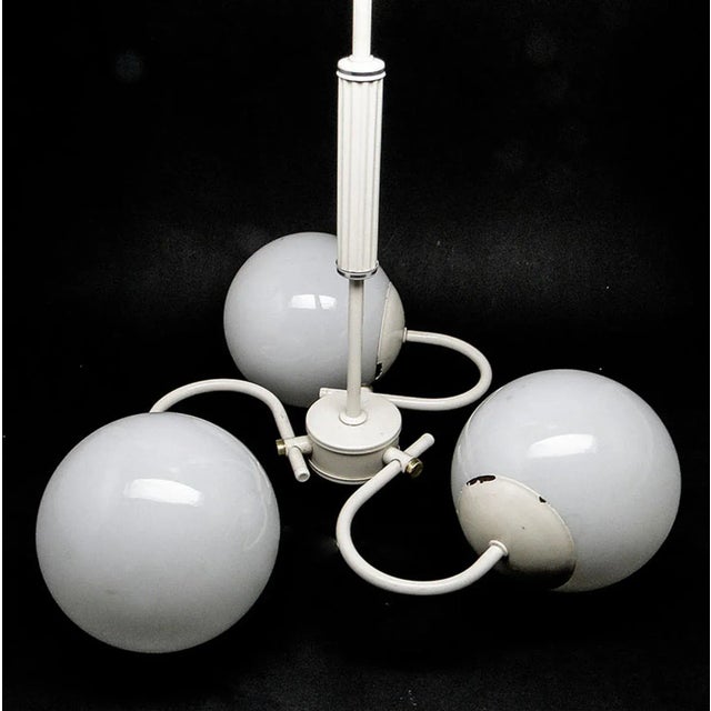 Bulb Chandelier, Poland, 1970s For Sale - Image 6 of 6
