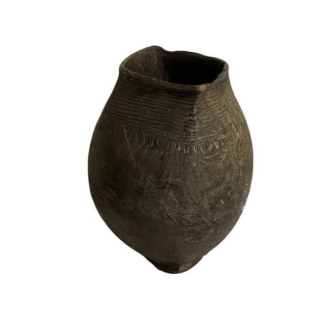 Brown 1980s Old Kuba Wooden Cup For Sale - Image 8 of 13