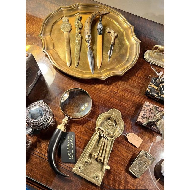 Brass Vintage Solid Brass Dragon Letter Opener For Sale - Image 8 of 8