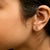 Haus of Brilliance 10K Yellow Gold 1/10 Cttw Diamond 'G' Initial Stud Earring For Sale - Image 4 of 5