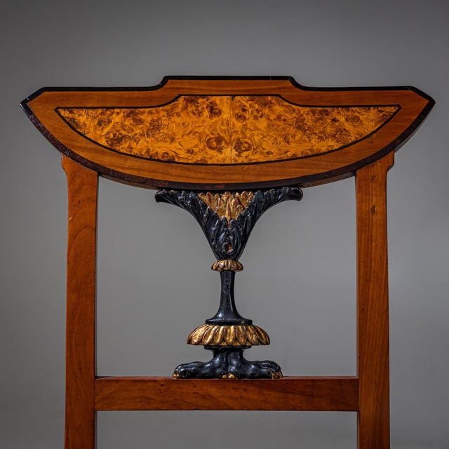Brown Pair of Neoclassical Chairs, Southern Germany, circa 1815 For Sale - Image 8 of 8