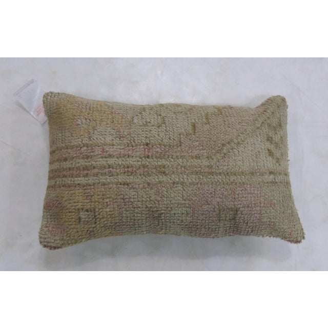 Soft Pink Oushak Pillow For Sale - Image 4 of 5