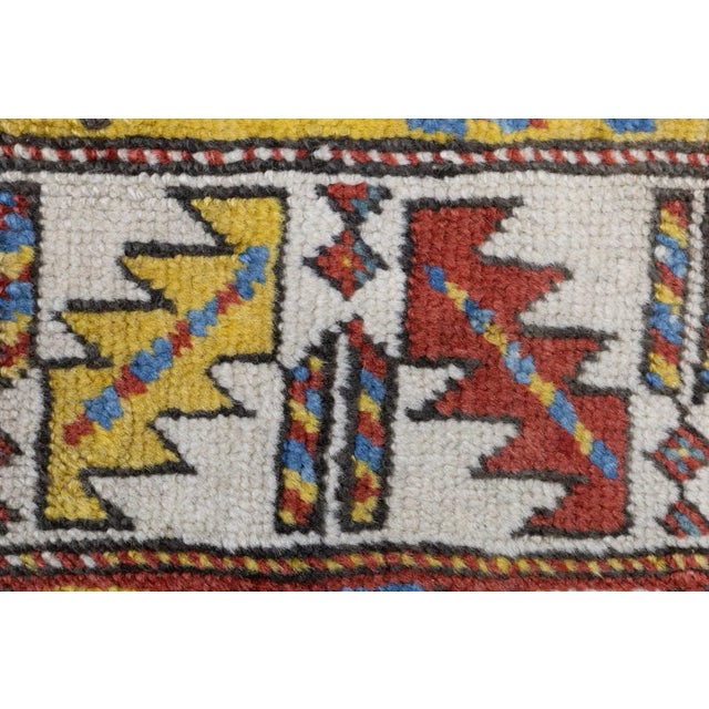 Antique Kuba Rug 3' X 7'1'' For Sale - Image 10 of 12