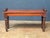 Wood Edwardian Hall Bench or Window Seat of Mahogany From England For Sale - Image 7 of 12