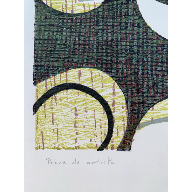 Artist Proof Woodcut by Brazilian Artist Hannah Brandt. For Sale In San Francisco - Image 6 of 9