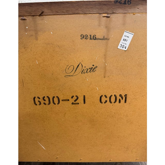 Vintage Dixie Furniture Mid Century Traditional Neoclassical Nightstands - Pair For Sale - Image 16 of 17