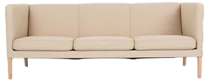 Model AP18 3-Seat Sofa by Hans J. Wegner for A. P. Stolen