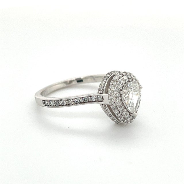 Diamond Ring 14k Gold 0.91 TCW 3.19 Grams Certified For Sale - Image 10 of 12