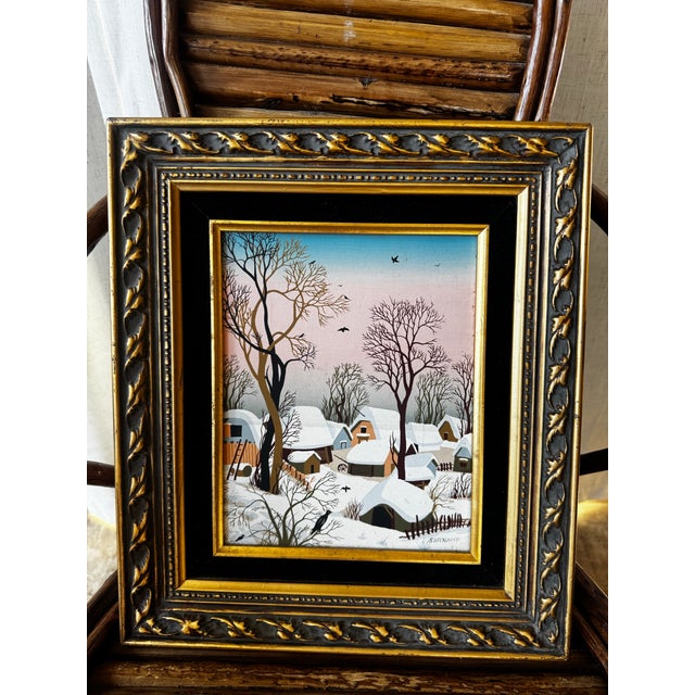 Original Oil Painting, Signed by French Artist Sibinovic For Sale - Image 11 of 11