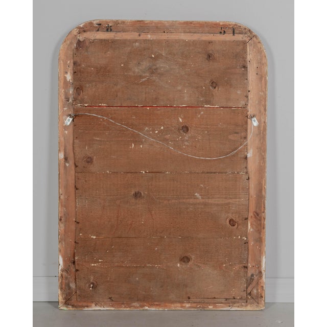 French Louis Philippe Style Gilded Mirror 26.75"w X 37.5"h For Sale - Image 9 of 9