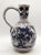 19th-Century Dutch Delft Chinoiserie Faience Jug With Peacock Birds For Sale - Image 6 of 9