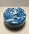Offered is a beautiful circa 1930s Chinese Republic Period hand-painted blue and white porcelain powder box featuring...