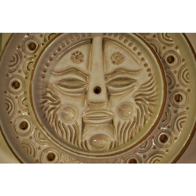 Wood Wall Mask by Bolesław Danikowski for Votre Maison, 1960s For Sale - Image 7 of 8