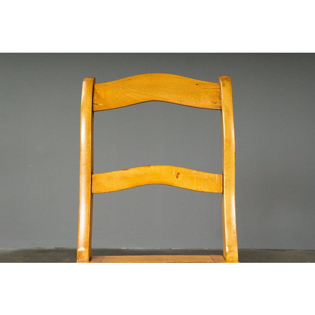 Biedermeier Chair in Birch For Sale - Image 12 of 18