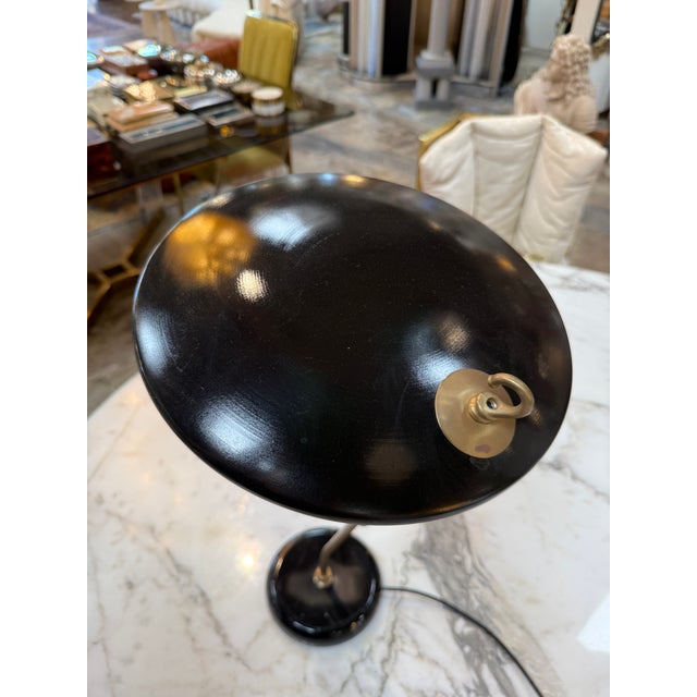 Stilnovo Adjustable Desk Lamp in Black & Brass For Sale In Los Angeles - Image 6 of 8