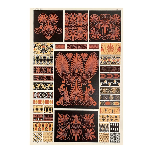 Greek Designs From Owen Jones Grammar of Ornament For Sale