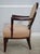 Traditional Pair of Baker Mahogany Medallion Back Armchairs For Sale - Image 3 of 18