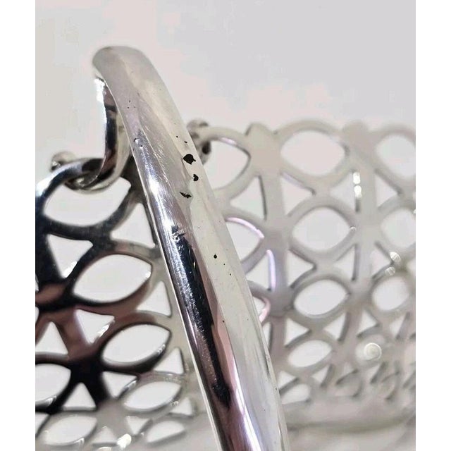 Antique Edwardian Sterling Silver Table Centre Dishes, 1906 For Sale - Image 11 of 13