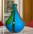 Late 20th Century 13+ In. Tall Murano Style Multicolor Tear Shaped Art Glass Vase For Sale - Image 5 of 16