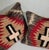 Amazing Wool weaving pillows with crosses and beautiful mohair backings. Sold as a pair or individually. Vintage fabrics...
