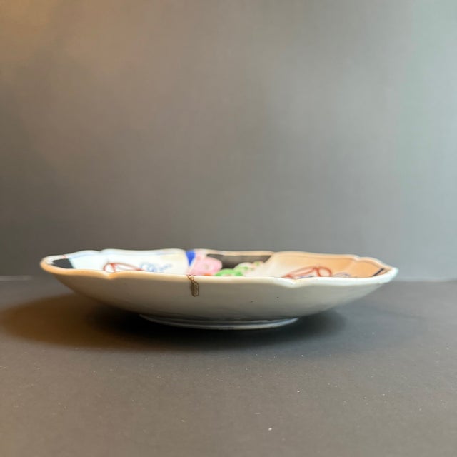 1940s 1940s Asian Imari Style Decorative Plate For Sale - Image 5 of 8