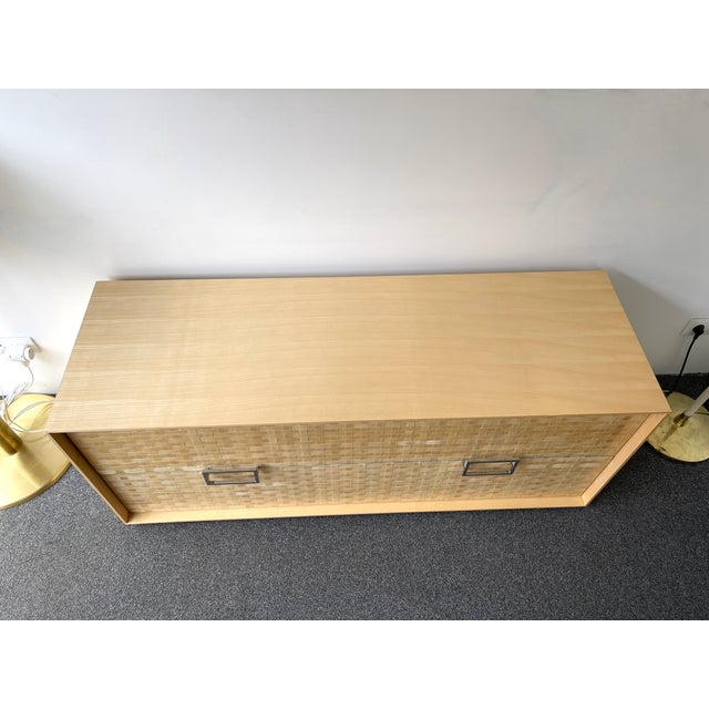 Wood Chest of Drawers Wood and Leather by Gasparucci Italo, Italy, 1980s For Sale - Image 7 of 12