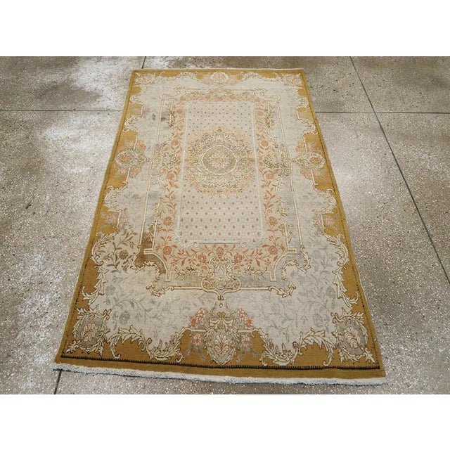 Galerie Shabab Collection Early 20th Century Turkish Souf Hereke Rug For Sale - Image 4 of 10