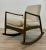 Wood Organic Modern Greige Rocking Chair For Sale - Image 7 of 7