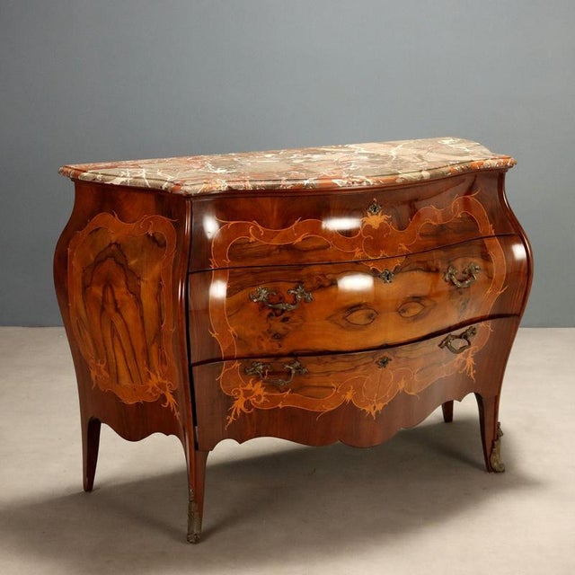 Lombard Barocchetto Style Chest of Drawers, Italy, Early 1900s For Sale - Image 10 of 10