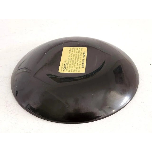 The Couroc Company 1980s Couroc of Monterey Red Cross 100th Anniversary Commemorative Plate Hand Inlaid For Sale - Image 4 of 9