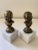 Figurative Vintage Brass & Marble Child Busts Bookends - a Pair For Sale - Image 3 of 11