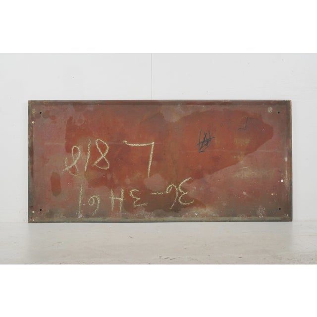Metal Reclaimed Willow Oak Cast Bronze Building Dedication Plaque For Sale - Image 7 of 8