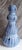Large Vintage Ceramic Vase with Blue and White Gradient Glaze, 1970s For Sale - Image 4 of 4