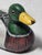 Mid-century modern, hand-painted ceramic mallard. Would look great in the home or office.