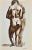 Nude of Woman is a watercolor and ink drawing realized by Jean Chapin in the 1950s. Signature stamp on the yellowed paper....