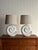 Vintage Postmodern Plaster Seashell Table Lamps, Pair For Sale - Image 11 of 14