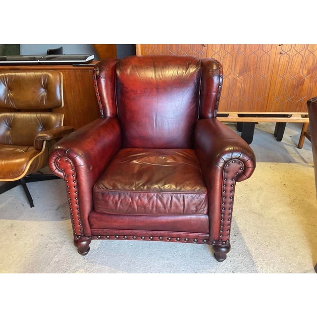 Wesley Hall Chairs with Ottoman, Set of 3 For Sale - Image 12 of 18