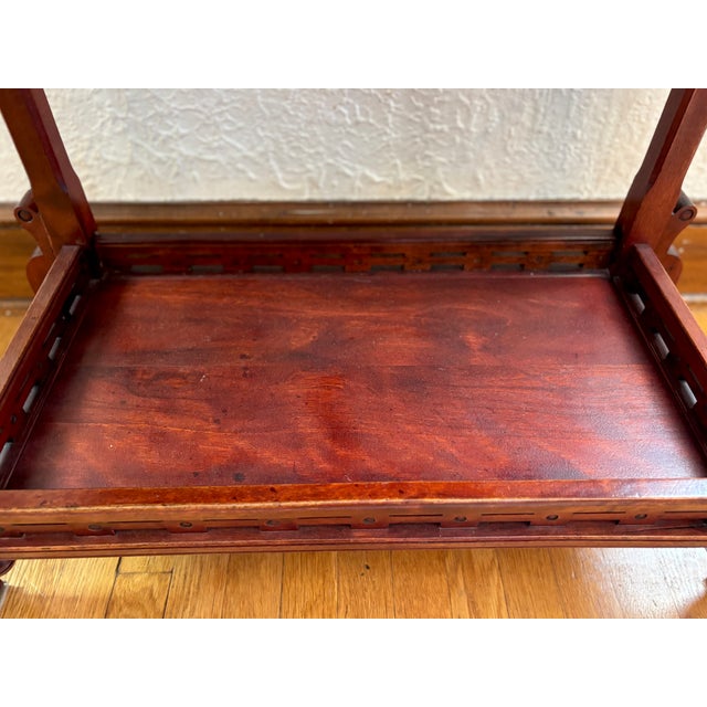 Early 20th Century Victorian Ball and Stick Dry Bar Table For Sale - Image 10 of 14