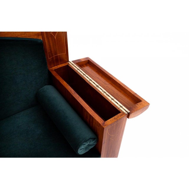 Wood Antique Mahogany Sofa, Northern Europe, 1890 For Sale - Image 7 of 14
