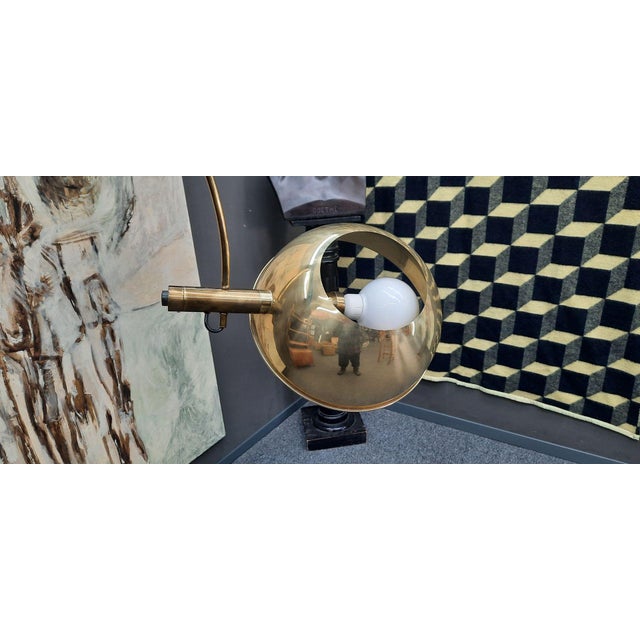 1970s Regency Brass Wall Lamp by Florian Schulz, 1970s For Sale - Image 5 of 14