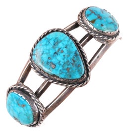 Example of Navajo Indian Art Cuff Bracelets