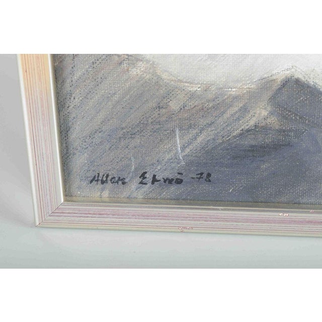 Allan Erwö, The Shapes of the Wall II, Oil on Canvas, 1978 For Sale - Image 4 of 6