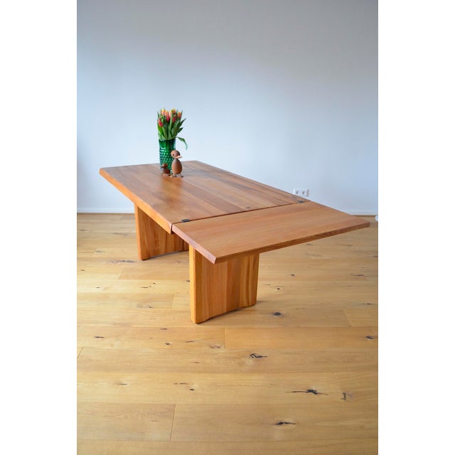 1960s Vintage French T14 Dining Table by Pierre Chapo, 1960s For Sale - Image 5 of 18