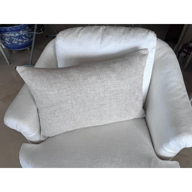 2020s Single Belgian Linen/Cotton Cushion/Pillow-22” X 14" For Sale - Image 5 of 10