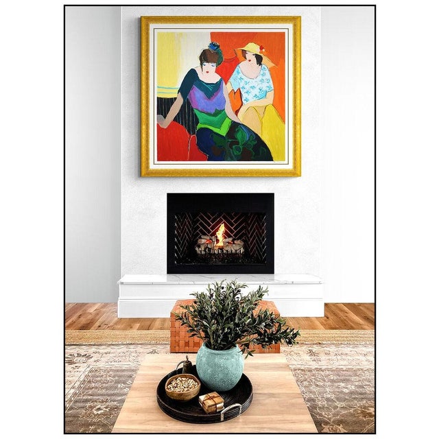 Message us to inquire about custom framing options! (Included for free with every purchase) The artwork here, "Intimacy",...