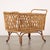 Tan Vintage Bamboo Cradle, Italy, 1960s For Sale - Image 8 of 9