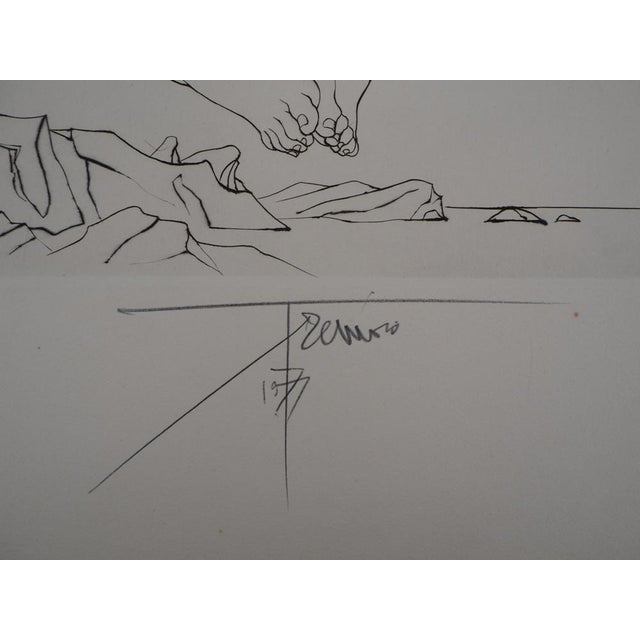 Stone Pierre-Yves Tremois, Gorgote: Woman Captured by a Woman, Original Etching For Sale - Image 7 of 8